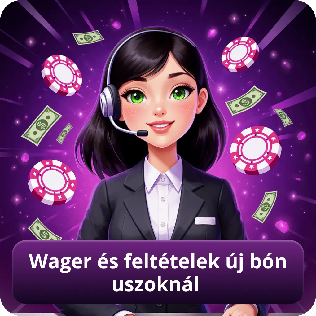 Wager és feltételek új bónuszoknál